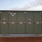 Mobilong Solar Farm electrical cabinets
