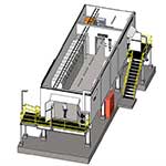 Transportable switchroom from the inside sketch, first angle, by Teck Global